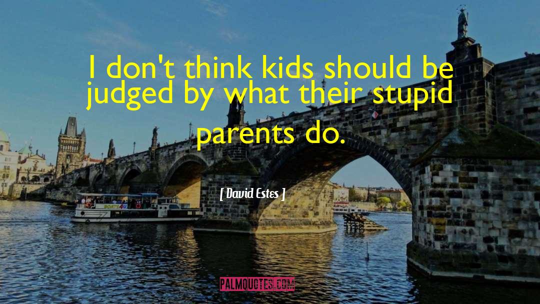 On Parents quotes by David Estes