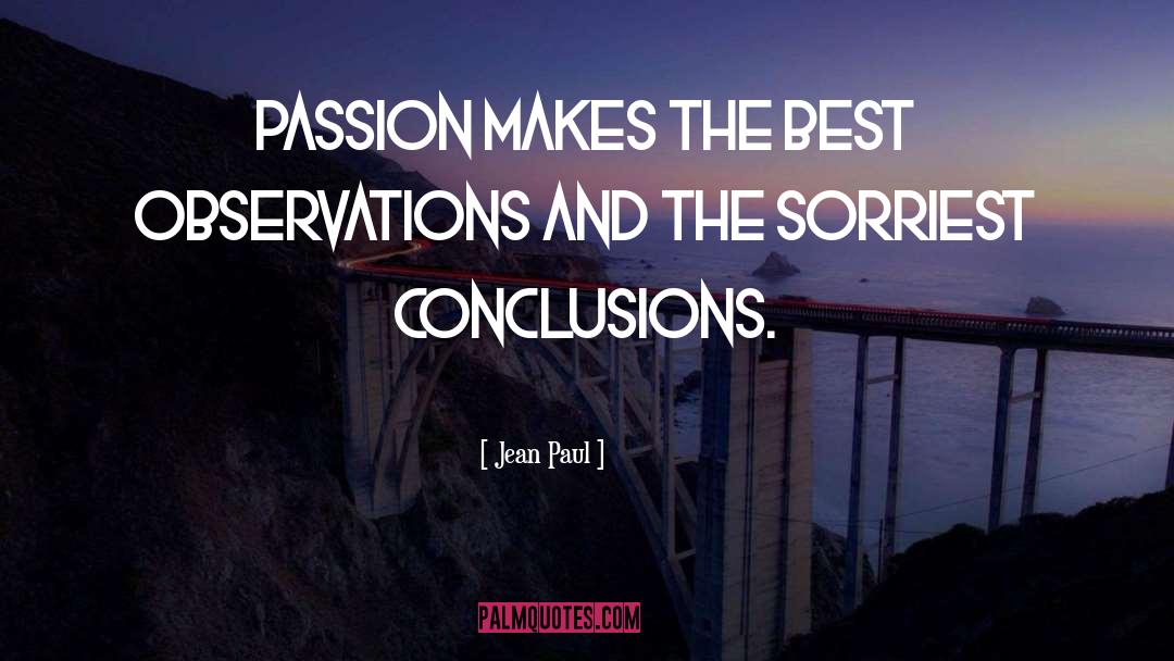 On Passion quotes by Jean Paul