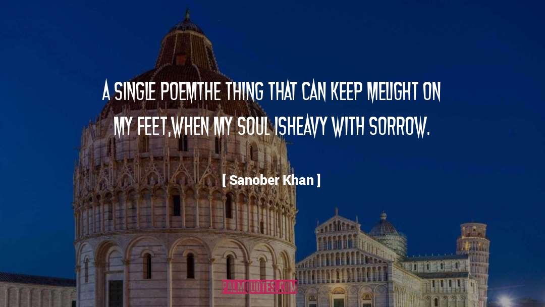 On Poetry quotes by Sanober Khan