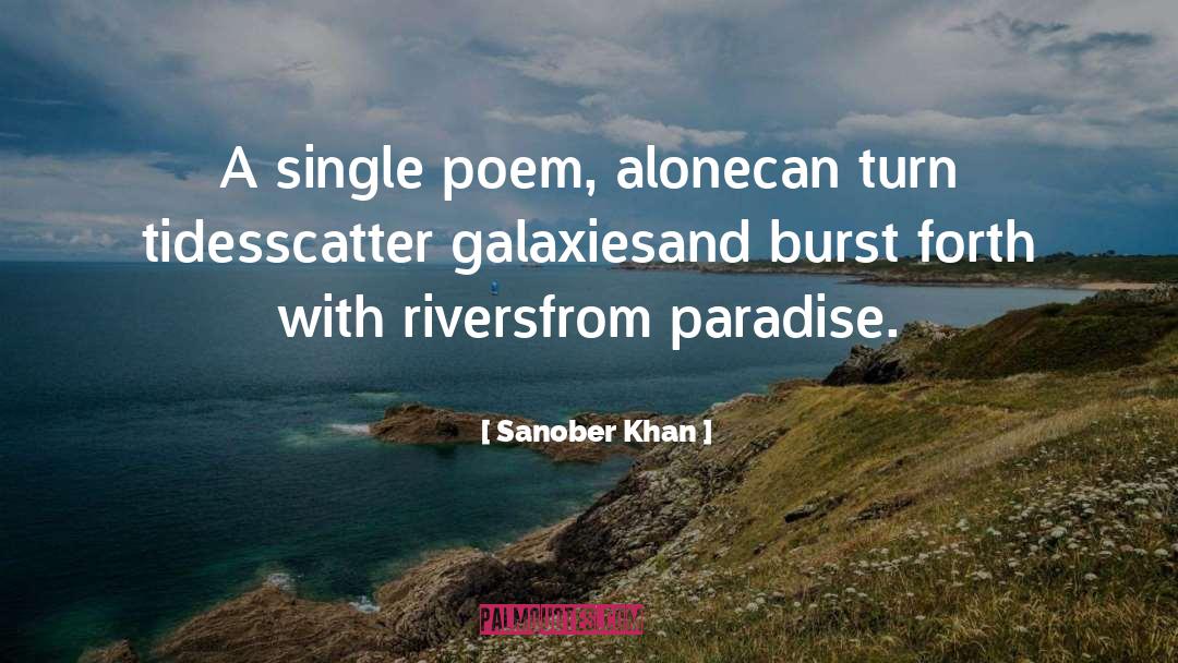 On Poetry quotes by Sanober Khan