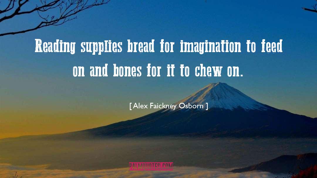 On Reading quotes by Alex Faickney Osborn