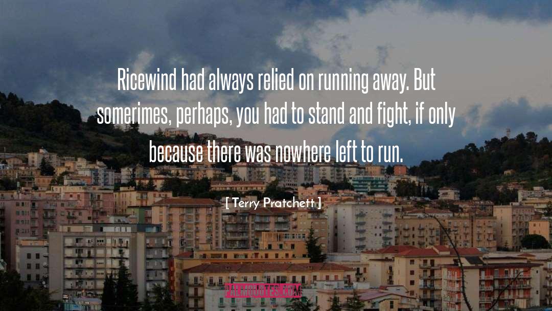 On Running quotes by Terry Pratchett