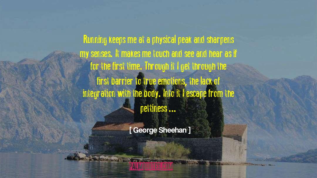 On Running quotes by George Sheehan