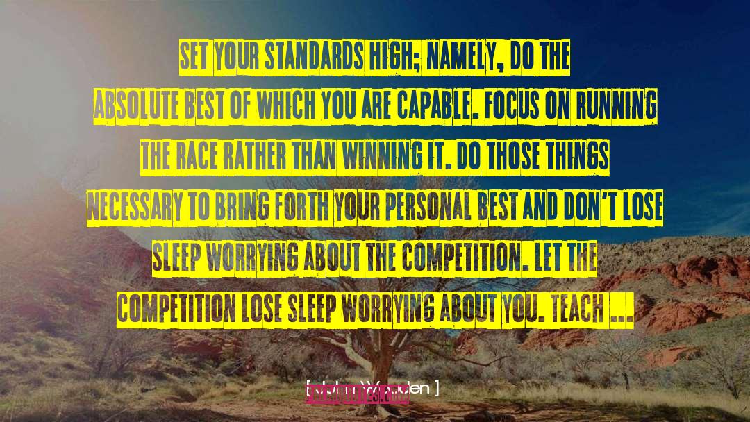 On Running quotes by John Wooden