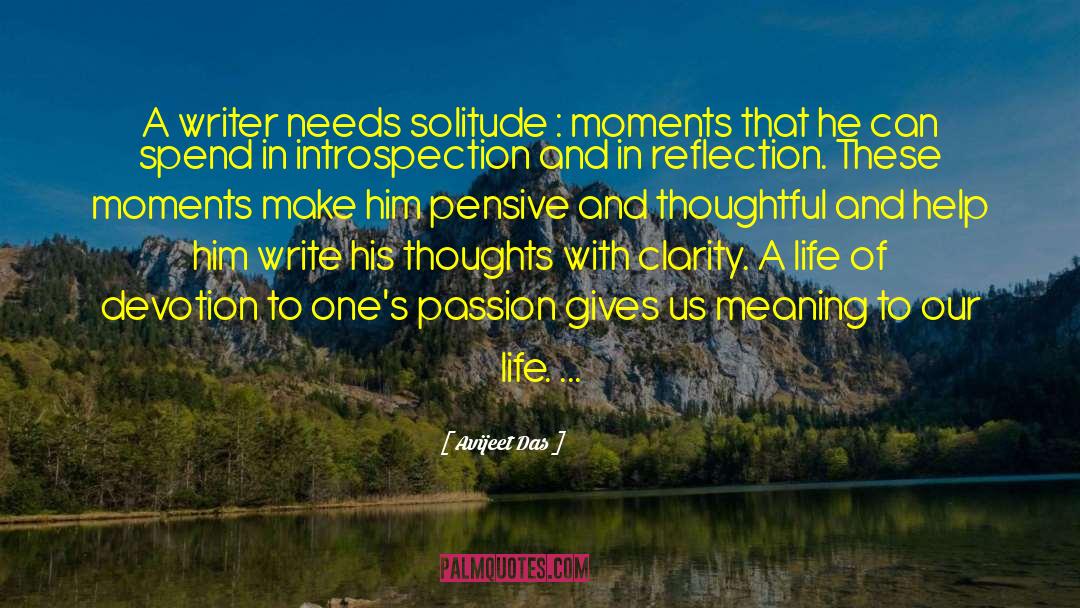 On Solitude quotes by Avijeet Das