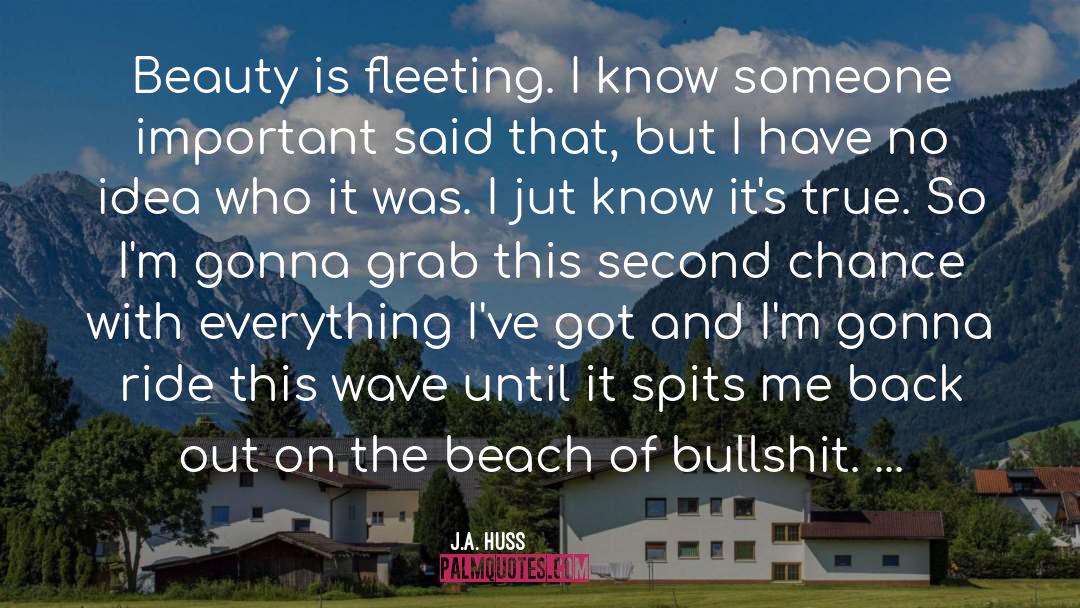 On The Beach quotes by J.A. Huss