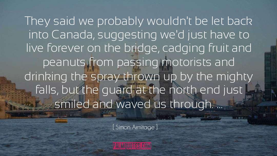 On The Bridge quotes by Simon Armitage