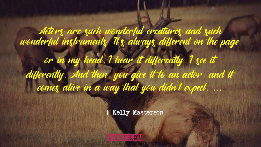 On The Page quotes by Kelly Masterson