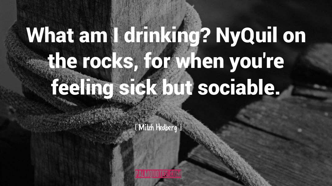 On The Rocks quotes by Mitch Hedberg