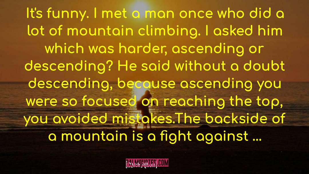 On The Top Of The Mountain quotes by Mitch Albom