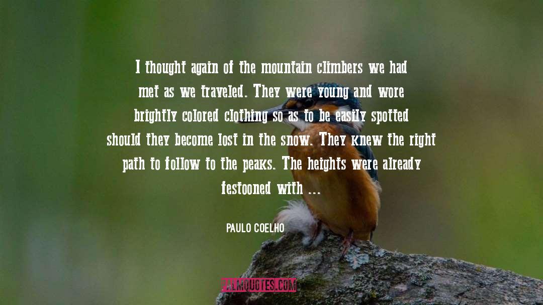 On The Top Of The Mountain quotes by Paulo Coelho