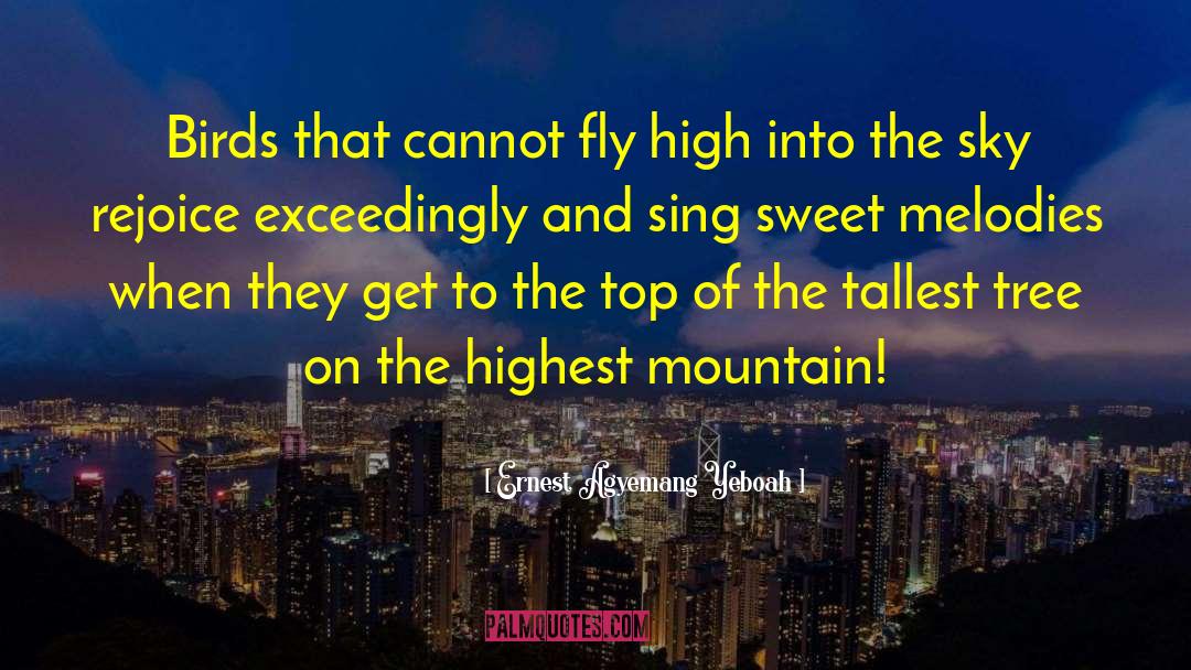 On The Top Of The Mountain quotes by Ernest Agyemang Yeboah