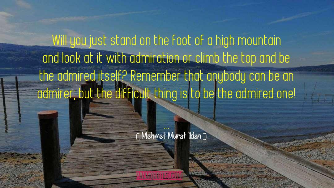 On The Top Of The Mountain quotes by Mehmet Murat Ildan