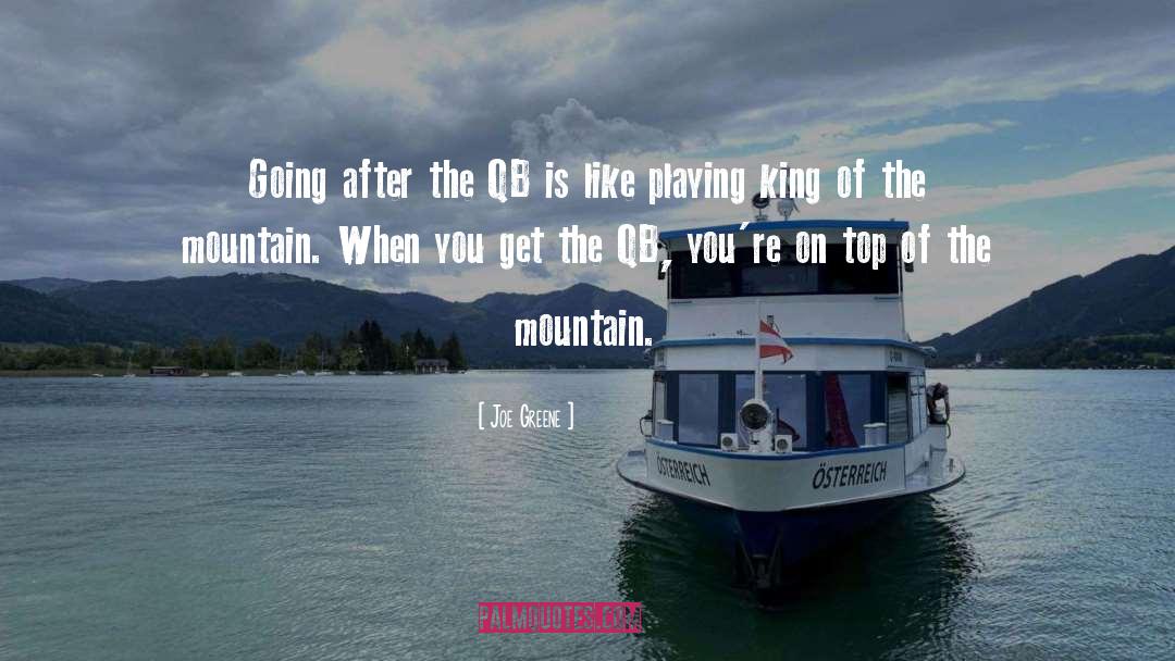 On The Top Of The Mountain quotes by Joe Greene