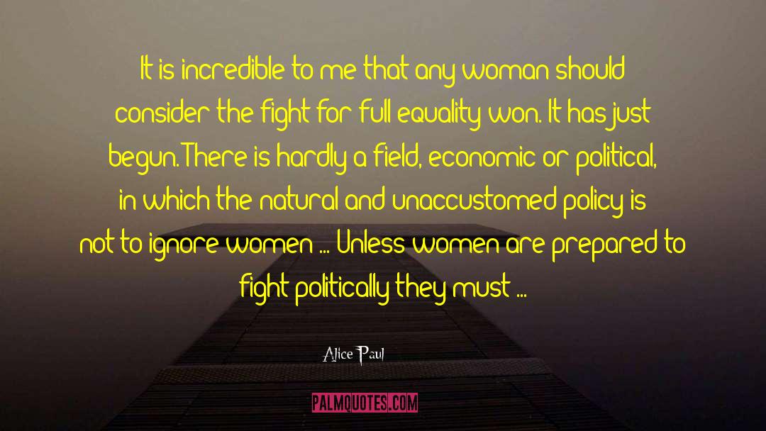 On Woman quotes by Alice Paul