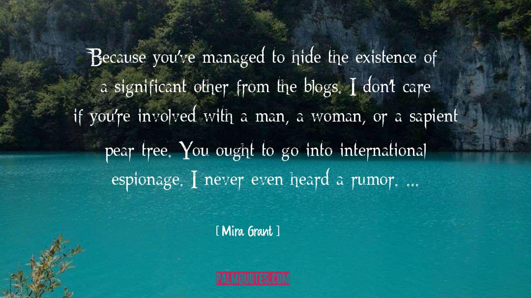 On Woman quotes by Mira Grant