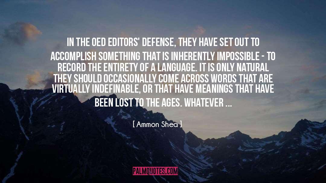 On Writing Fiction quotes by Ammon Shea