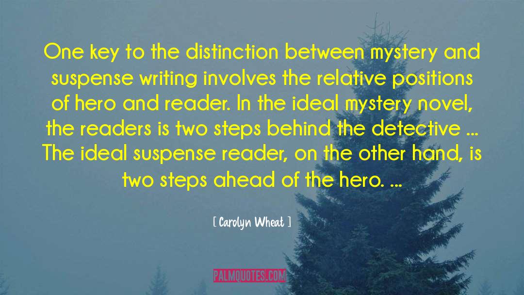 On Writing Fiction quotes by Carolyn Wheat