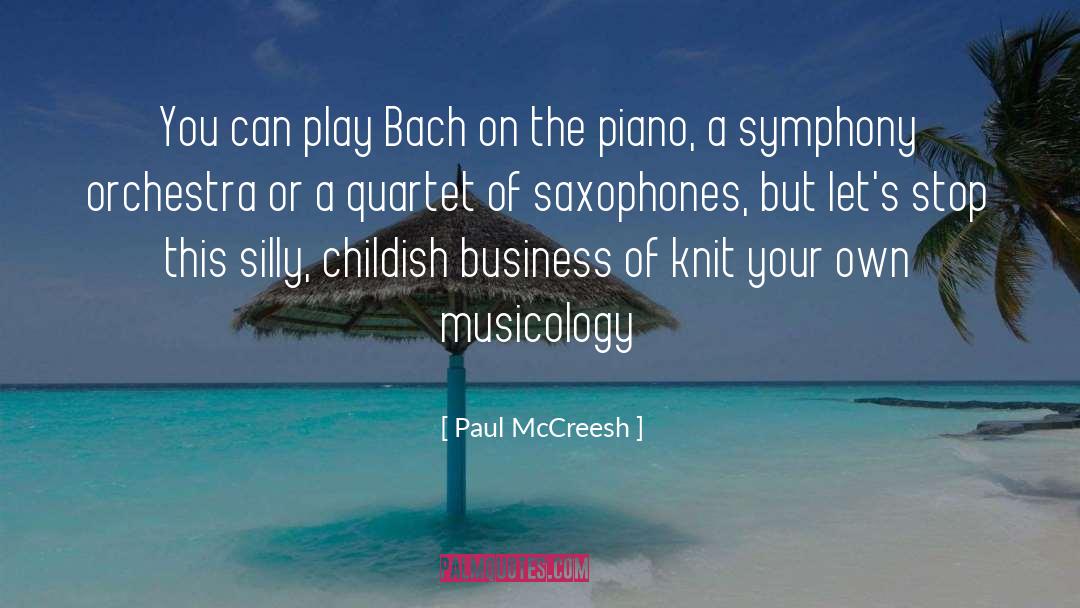 Ondine Quartet quotes by Paul McCreesh