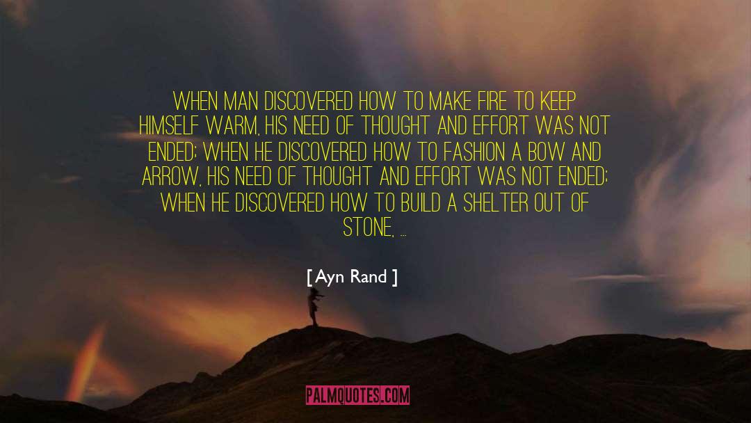 One Brick quotes by Ayn Rand