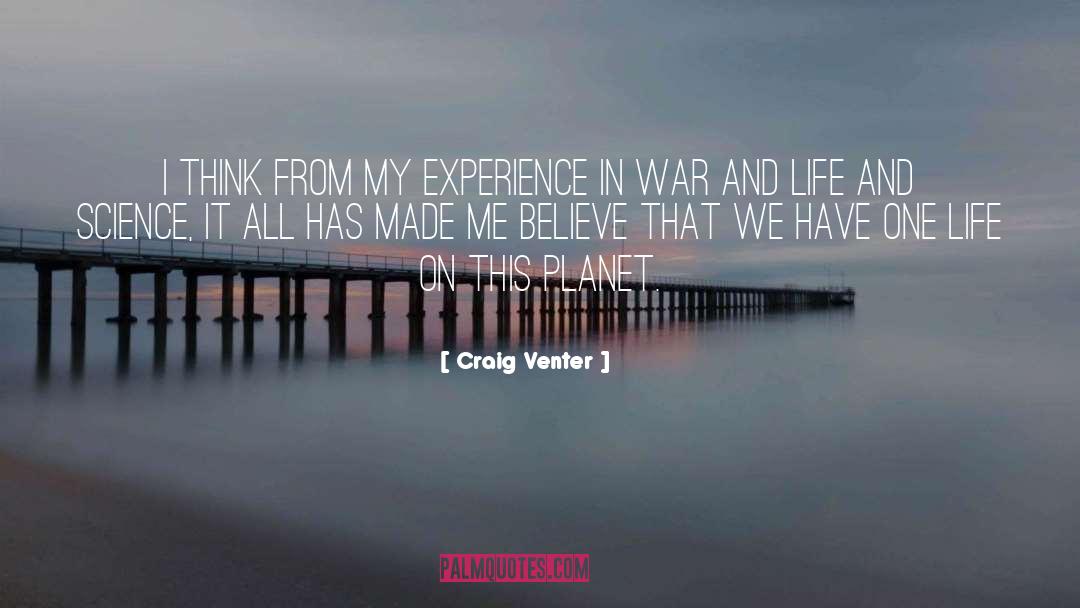 One Chance quotes by Craig Venter