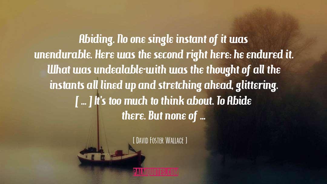 One Day David Nicholls quotes by David Foster Wallace