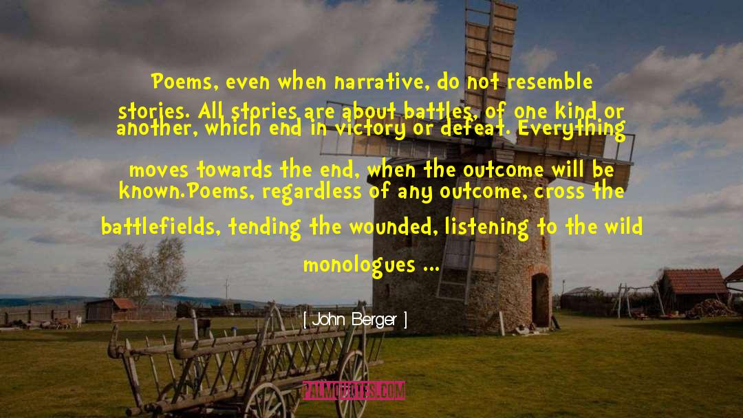 One Fearful Yellow Eye quotes by John Berger