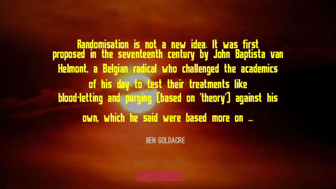 One Half quotes by Ben Goldacre