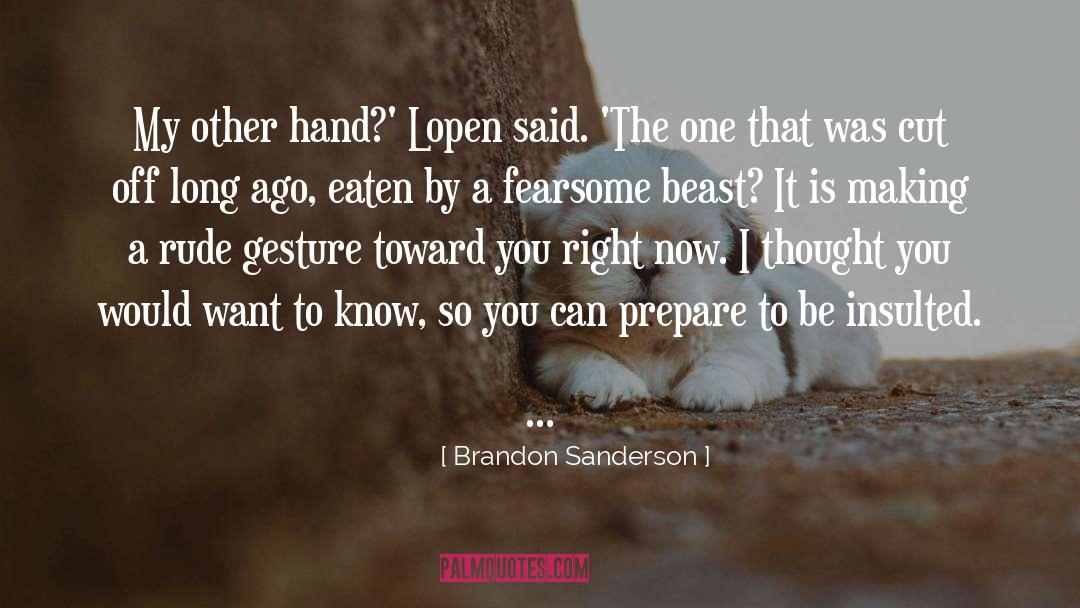 One Hand One Heart quotes by Brandon Sanderson