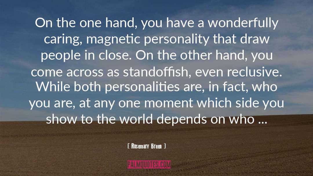 One Hand quotes by Rosemary Breen