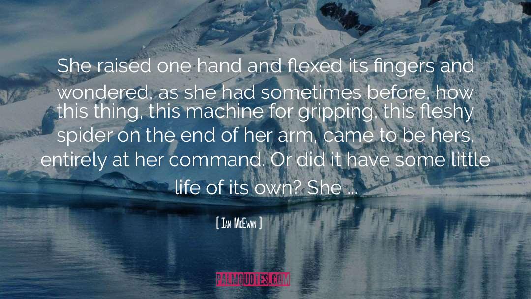 One Hand quotes by Ian McEwan