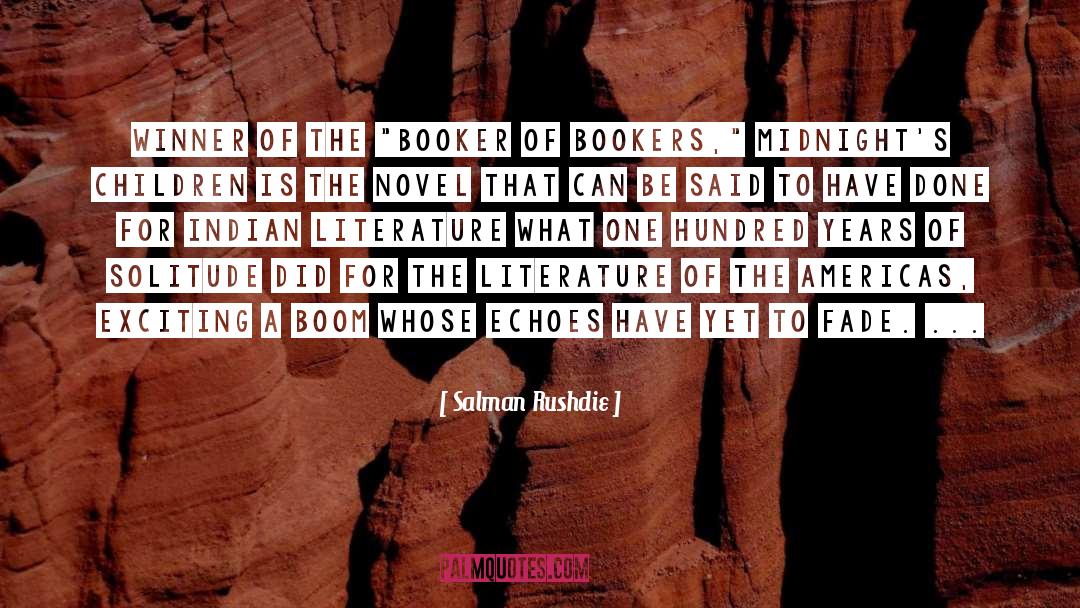 One Hundred Years Of Solitude quotes by Salman Rushdie