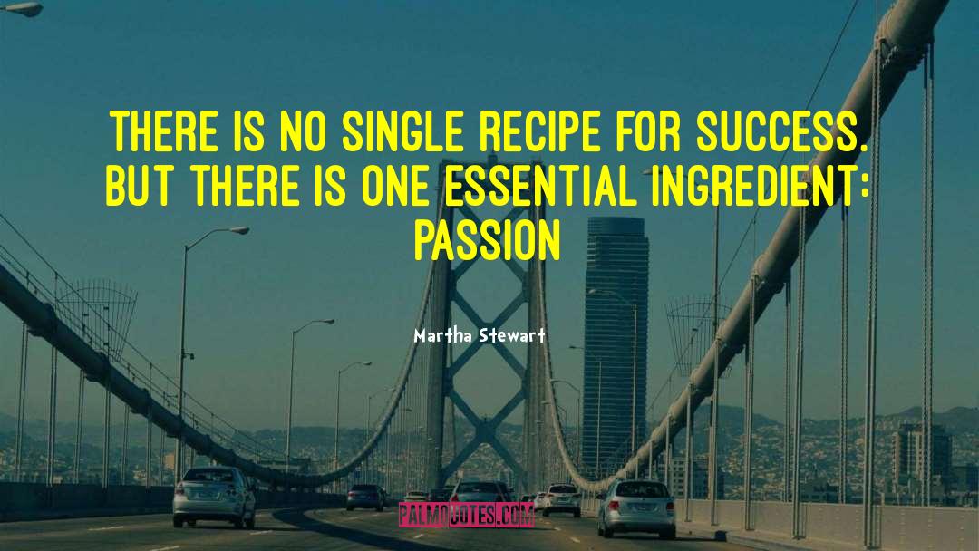 One Ingredient Chef quotes by Martha Stewart
