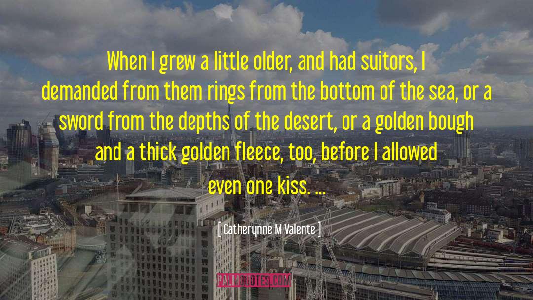 One Kiss quotes by Catherynne M Valente