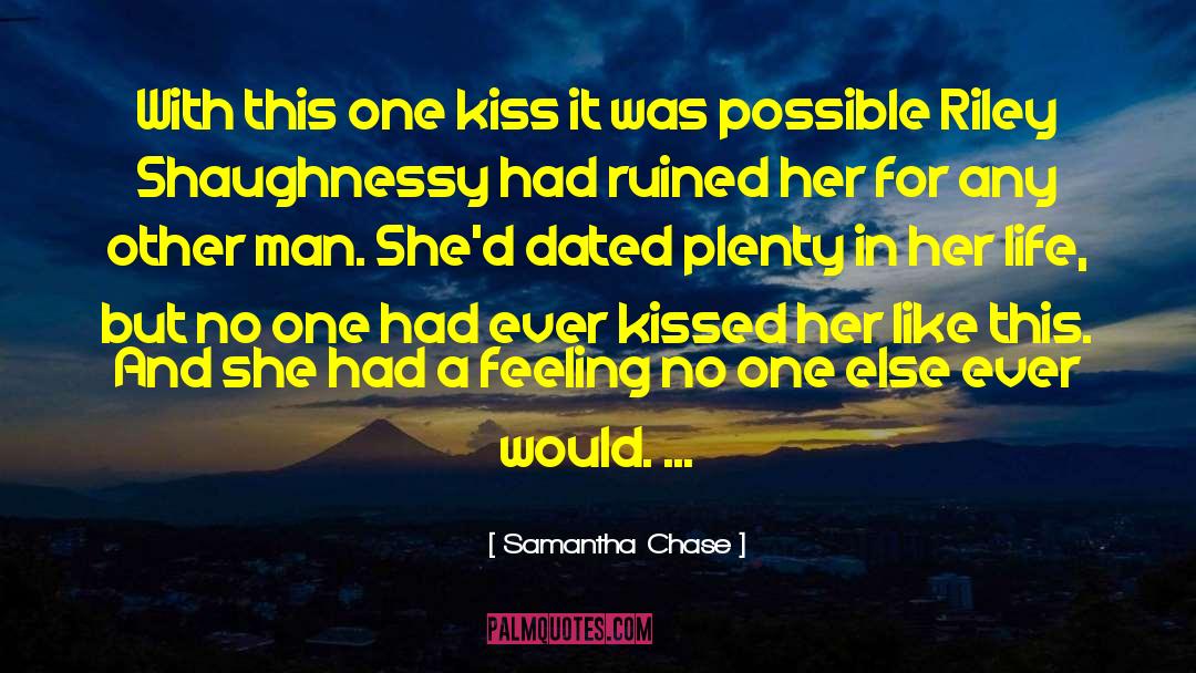 One Kiss quotes by Samantha Chase