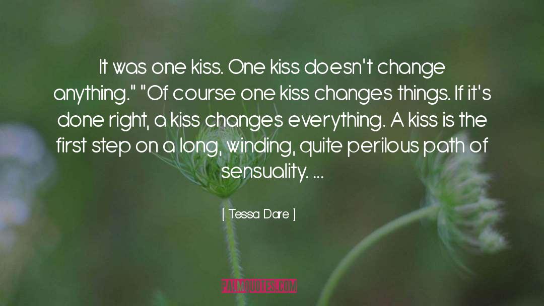 One Kiss quotes by Tessa Dare