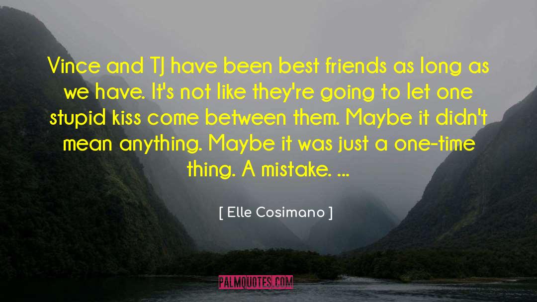 One Kiss quotes by Elle Cosimano