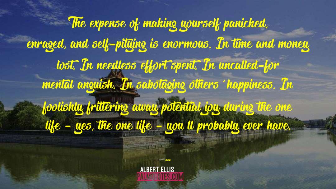 One Life quotes by Albert Ellis