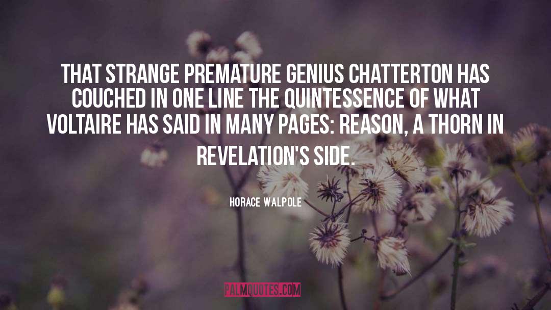 One Line quotes by Horace Walpole