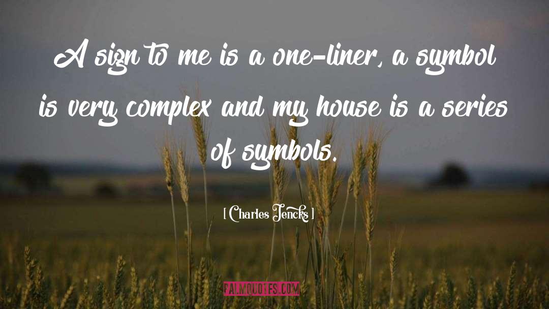 One Liner quotes by Charles Jencks