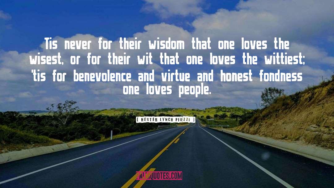 One Love quotes by Hester Lynch Piozzi