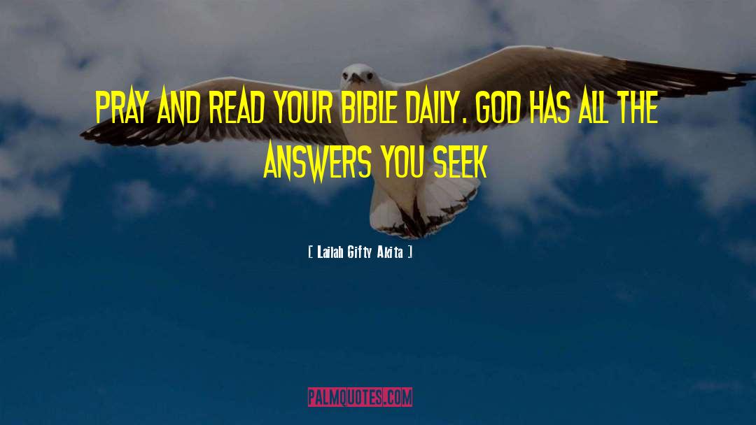 One Minute Bible quotes by Lailah Gifty Akita