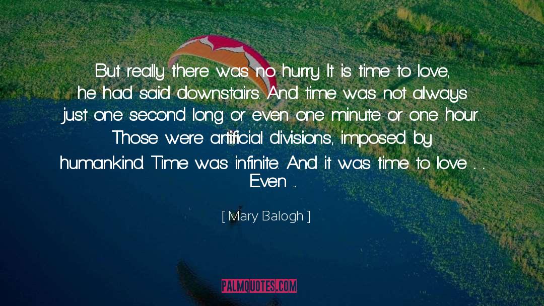 One Minute quotes by Mary Balogh