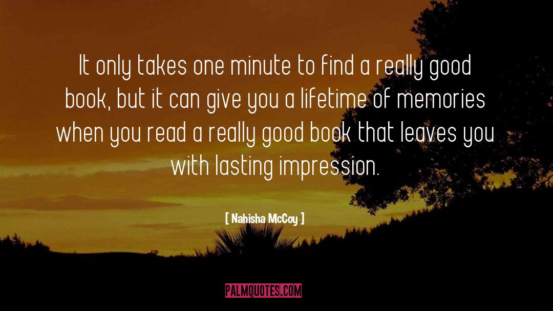 One Minute quotes by Nahisha McCoy