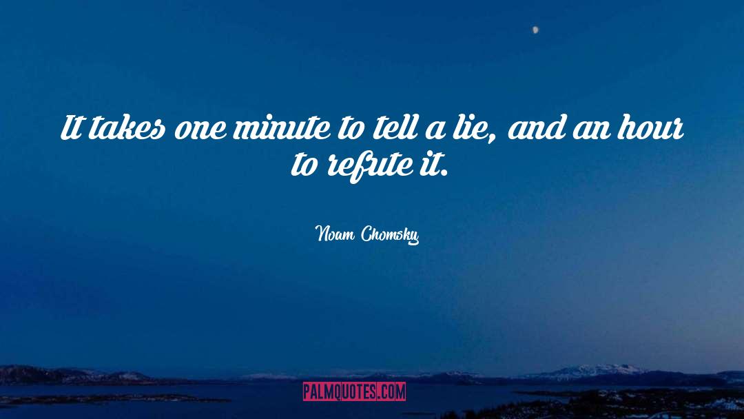 One Minute quotes by Noam Chomsky