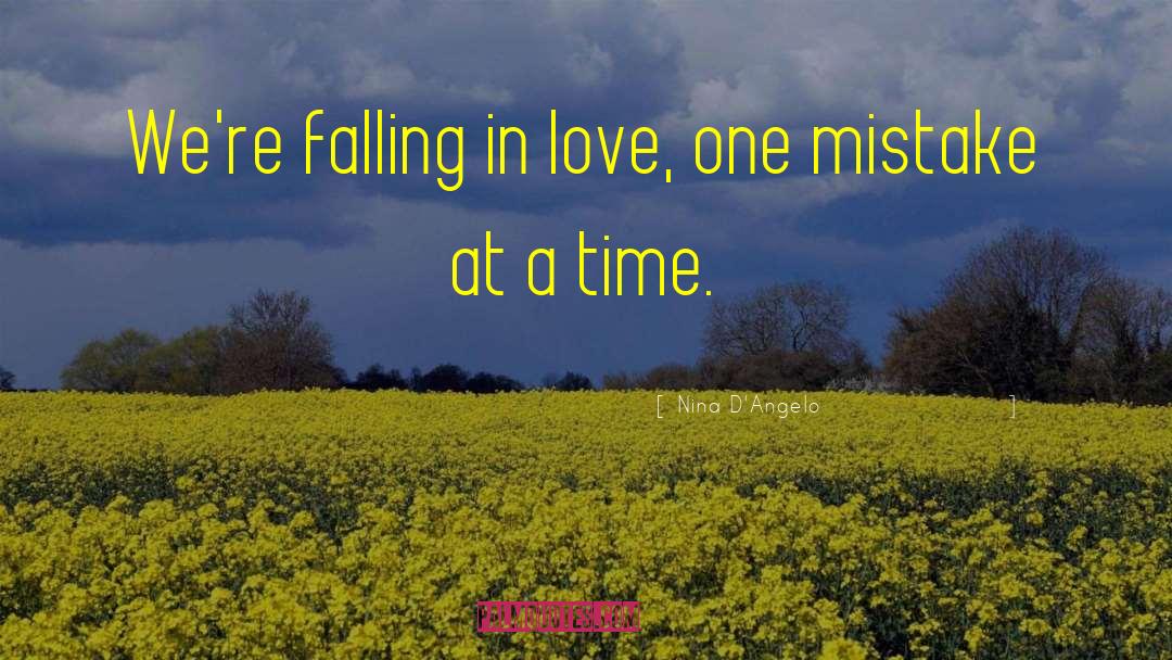 One Mistake quotes by Nina D'Angelo