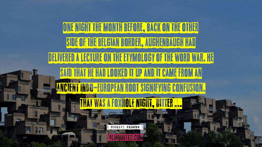 One Night More quotes by Michael Chabon