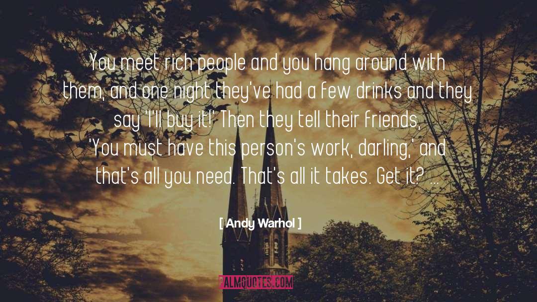 One Night quotes by Andy Warhol