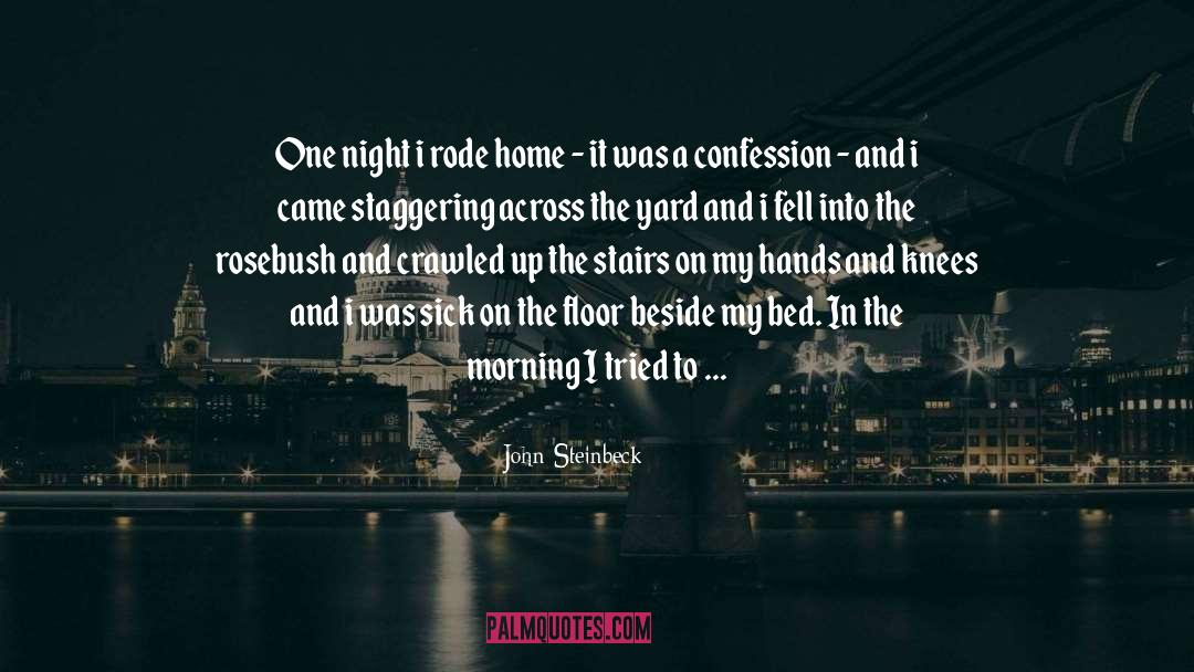 One Night quotes by John Steinbeck