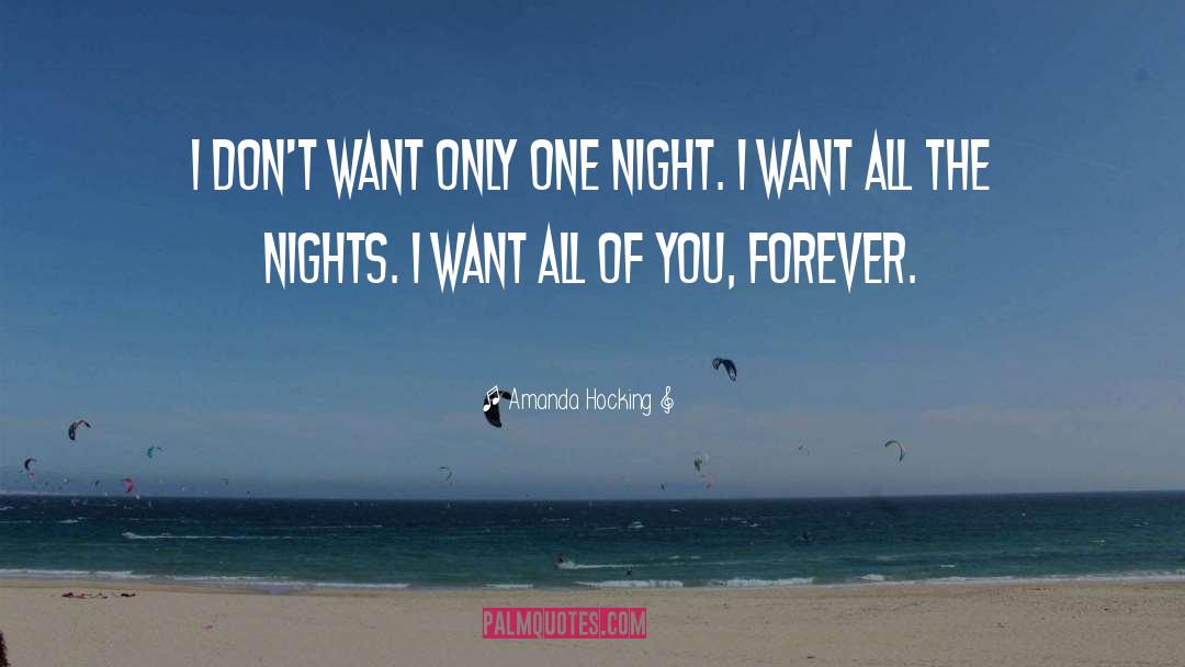 One Night quotes by Amanda Hocking